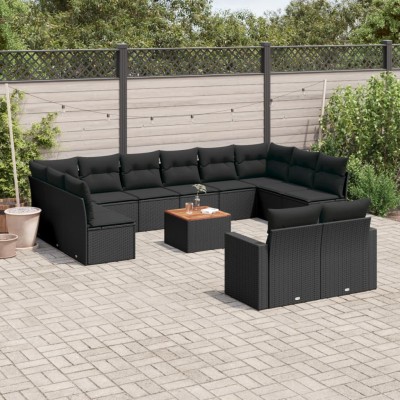 Sofa set with cushions, 13...