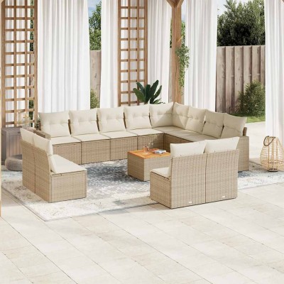 Sofa set with cushions, 13...