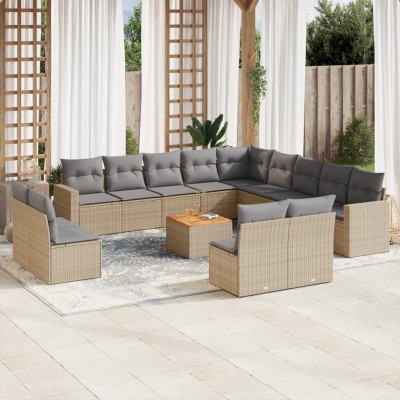 Garden set with cushions,...