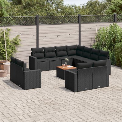 Sofa set with cushions, 12...