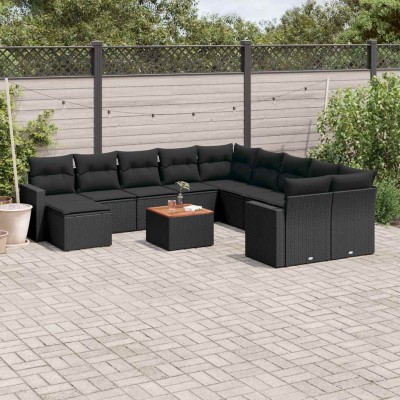 Sofa set with cushions, 12...