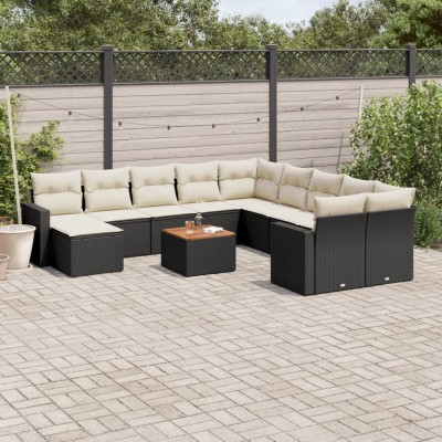 Sofa set with cushions, 12...