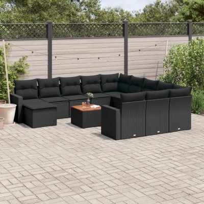 Sofa set with cushions, 13...