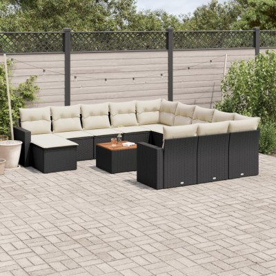 Sofa set with cushions, 13...