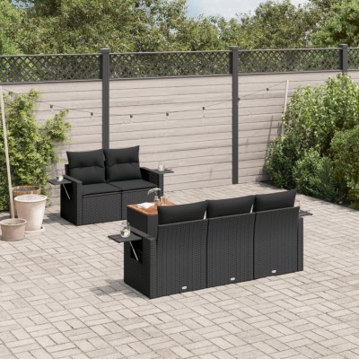 Sofa set with cushions, 6...