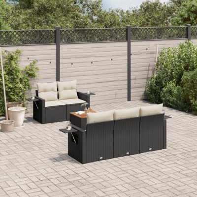 Sofa set with cushions, 6...