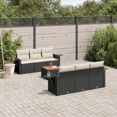 Sofa set with cushions, 7...