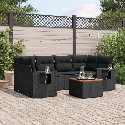 Sofa set with cushions, 7...