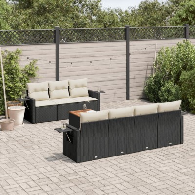 Sofa set with cushions, 8...