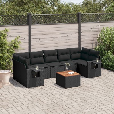 Sofa set with cushions, 8...