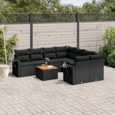 Garden set with cushions, 9...
