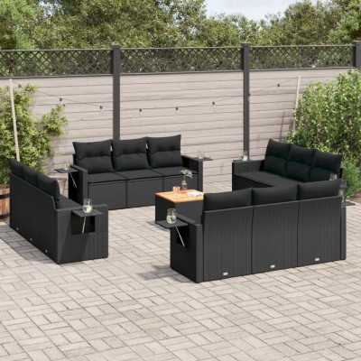 Sofa set with cushions, 13...