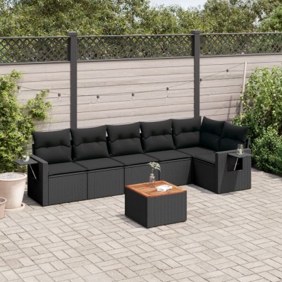 Sofa set with cushions, 7...