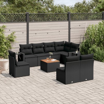 Garden set with cushions, 9...