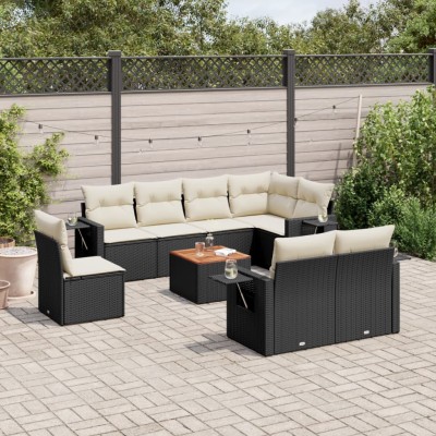 Garden set with cushions, 9...