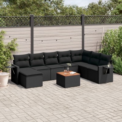 Garden set with cushions, 9...