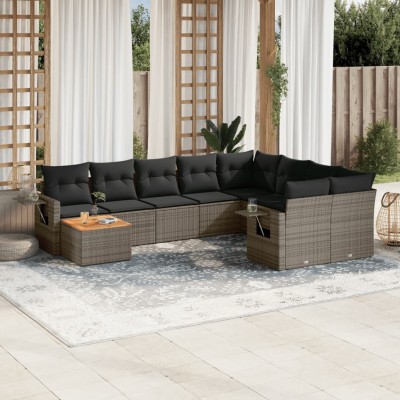Garden set with cushions,...