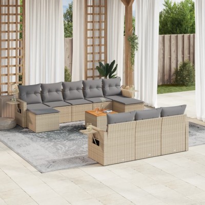 Garden set with cushions,...