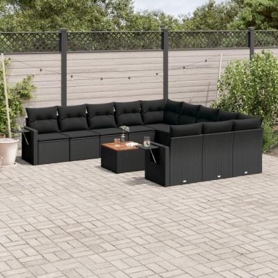 Sofa set with cushions, 12...