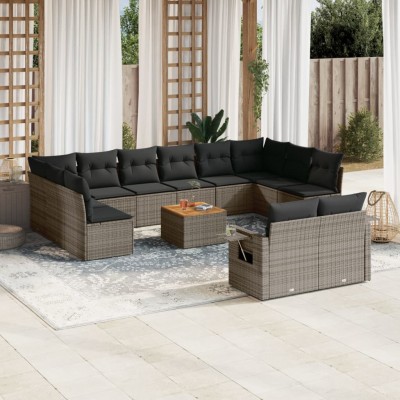 Garden set with cushions,...
