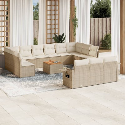 Garden set with cushions,...