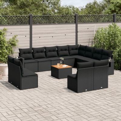 Sofa set with cushions, 13...