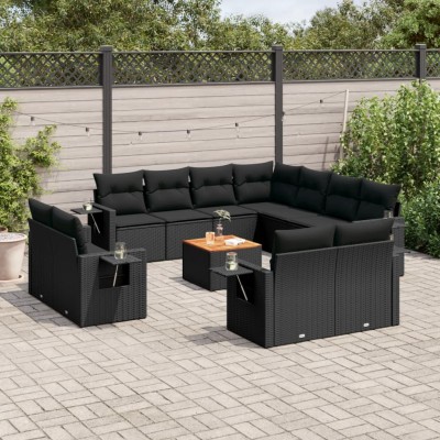 Sofa set with cushions, 12...