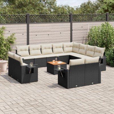 Sofa set with cushions, 13...