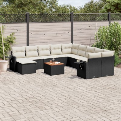 Sofa set with cushions, 12...