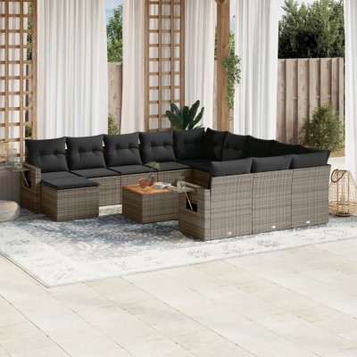Garden set with cushions,...