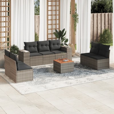 Garden set with cushions, 8...