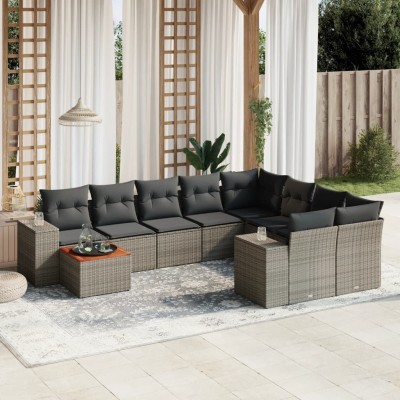 Garden set with cushions,...