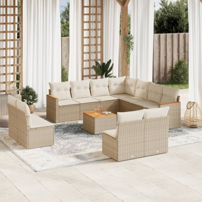 Garden set with cushions,...