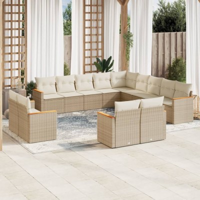 Sofa set with cushions, 13...