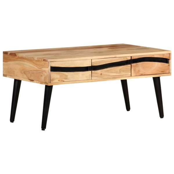 Coffee table, 88x50x42cm, solid acacia wood