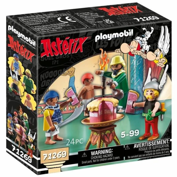 Playset Playmobil Asterix: Amonbofis and the poisoned cake 71268 24 Kappaletta