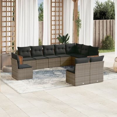 Garden set with cushions,...