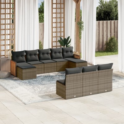 Garden set with cushions,...
