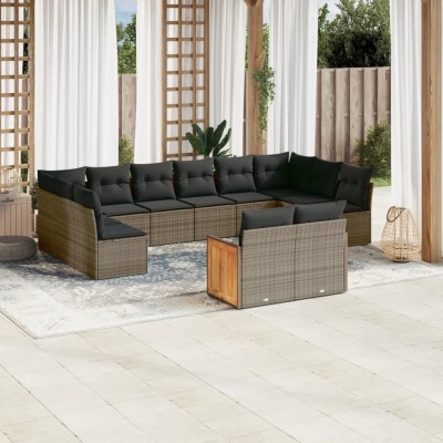 Garden set with cushions,...