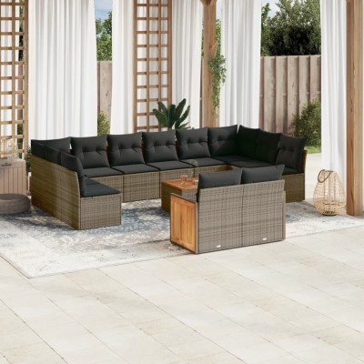 Garden set with cushions,...