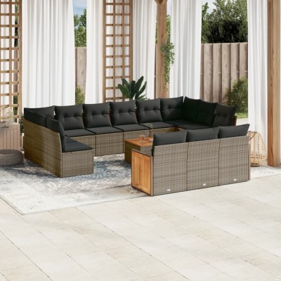 Garden set with cushions,...