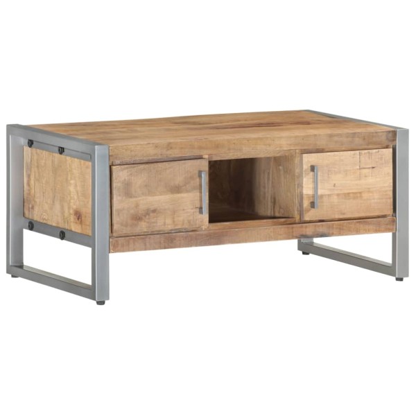 Coffee table, 95x50x40cm, untreated mango wood