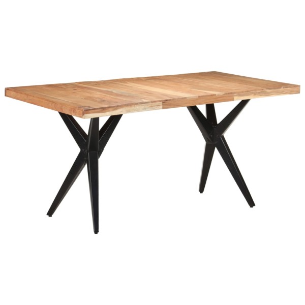 Dining table, 160x80x76cm, solid acacia wood