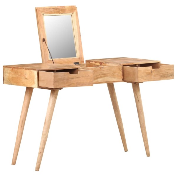 Dressing table with mirror, 112x45x76cm, acacia