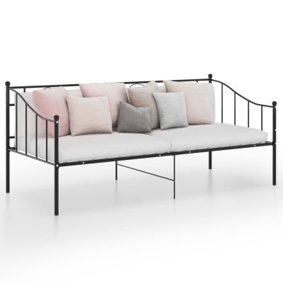 Sofa-bed frame, black,...