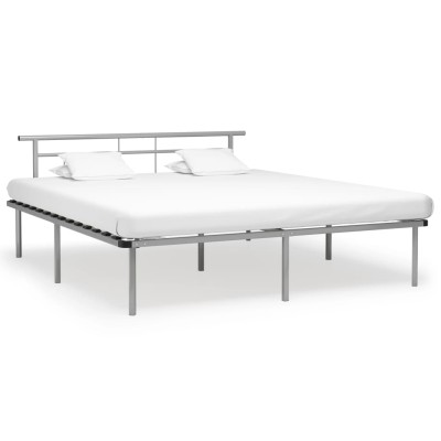 Bed frame, gray, 200x200cm,...