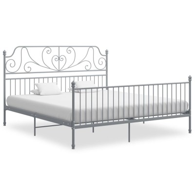 Bed frame, gray, 200x200cm,...