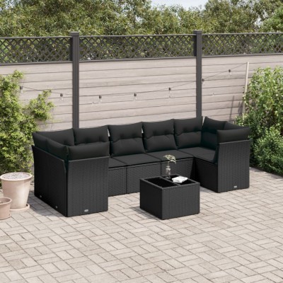 Sofa set with cushions, 8...