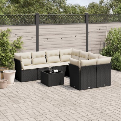 Garden set with cushions, 9...