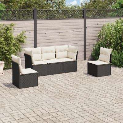 Garden set with cushions, 5...